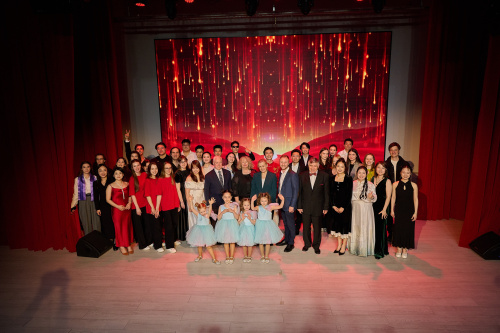 Выступление студентов на концерте «Шедевры китайской музыки» в МГИК Концерт МГИК китайская музыка Красный зал студенты